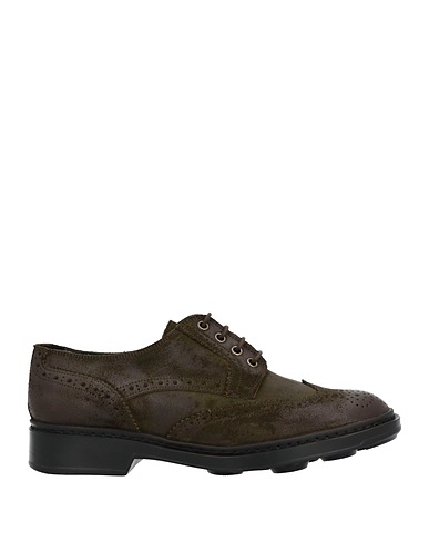 ANGELO PALLOTTA | Dark green Men‘s Laced Shoes | YOOX