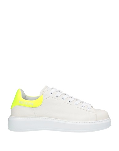 RUCOLINE Sneakers White Soft Leather, Textile fibres