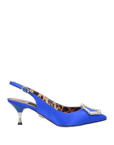 PHILIPP PLEIN Pump Blue Textile fibers