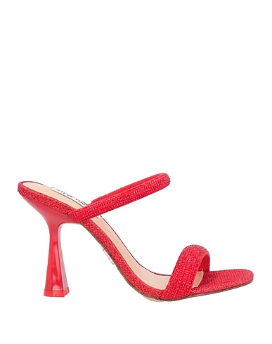 STEVE MADDEN Sandals Red Textile fibres