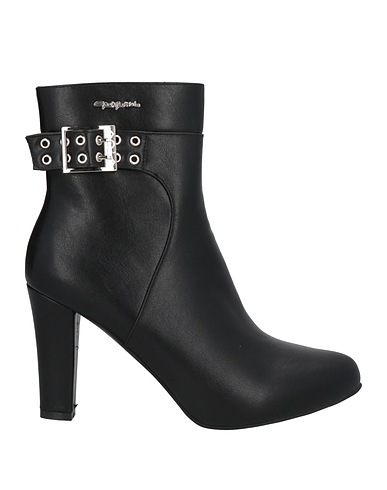 GAI MATTIOLO Ankle boot Black Textile fibres