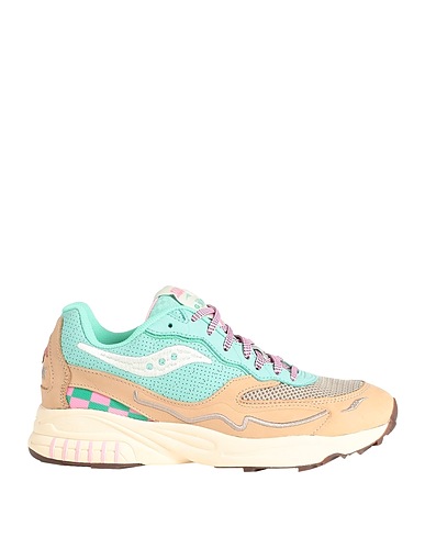 SAUCONY Sneakers 3D GRID HURRICANE
 Light brown Soft Leather, Textile fibres