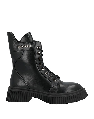 GAI MATTIOLO Ankle boot Black Textile fibres