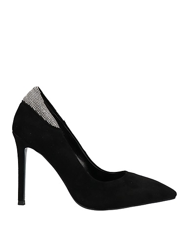 GAI MATTIOLO Décolleté Nero Fibre tessili