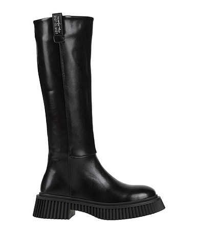 GAI MATTIOLO Boots Black Textile fibres