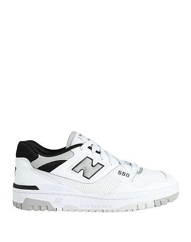 NEW BALANCE Sneakers 550
 White Soft Leather, Textile fibres