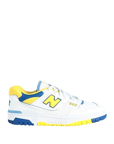 NEW BALANCE Sneakers 550
 White Soft Leather, Textile fibres