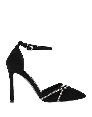GAI MATTIOLO Pump Black Textile fibers