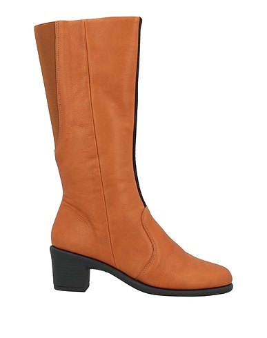 RELAXSHOE Boots Tan Soft Leather