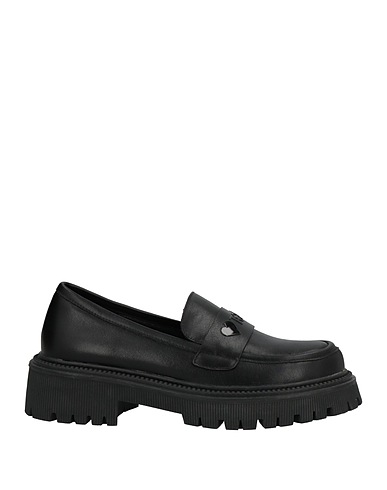 GAI MATTIOLO Loafers Black Polyurethane