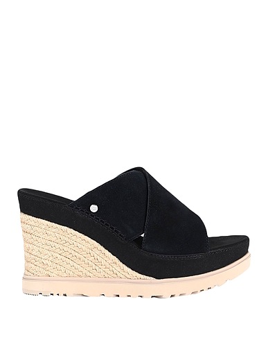 UGG Espadrilles Black 100% Leather