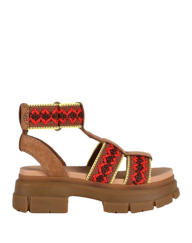 UGG Sandals Camel Leather, Textile fibres