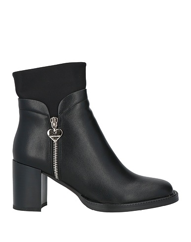 GAI MATTIOLO Ankle boot Black Textile fibers