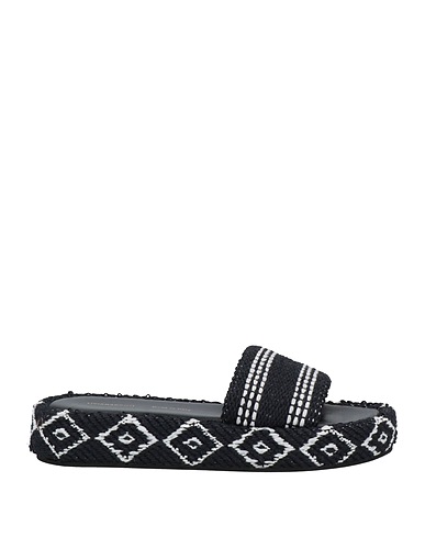 LIVIANA CONTI Sandals Black Textile fibres