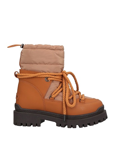 INUIKII Ankle boot Camel Leather, Textile fibers