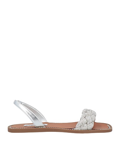 STEVE MADDEN Сандалии Серебристый Текстильное волокно