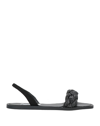 STEVE MADDEN Sandals Black Textile fibres