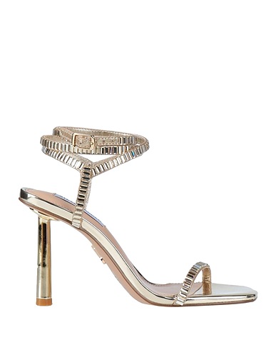 STEVE MADDEN Sandali Oro Fibre tessili, Altre Fibre, Vetro
