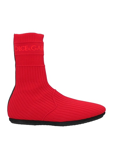 DOLCE&GABBANA Ankle boot Red Textile fibers