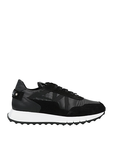 BALDININI Sneakers Nero Pelle, Fibre tessili