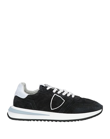 PHILIPPE MODEL Sneakers Black Leather, Textile fibres
