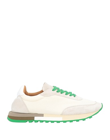 THE ROW Sneakers Cream Soft Leather, Textile fibres