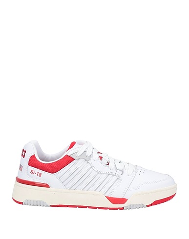 K SWISS スニーカー ホワイト 革 / 紡績繊維