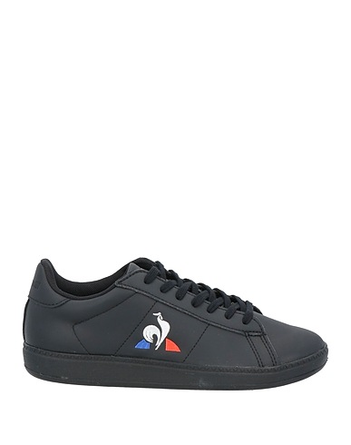 LE COQ SPORTIF 스니커즈 블랙 가죽, 방직 섬유