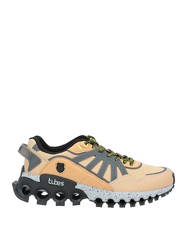 K SWISS Sneakers Beige Leather, Textile fibres