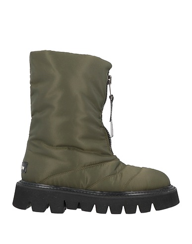 ELENA IACHI Ankle boot Military green Textile fibres