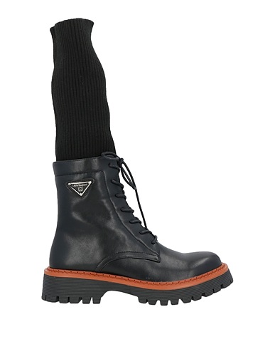 LAURA BIAGIOTTI Ankle boot Black Textile fibres