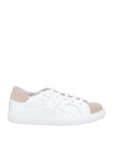 2STAR Sneakers White Soft Leather