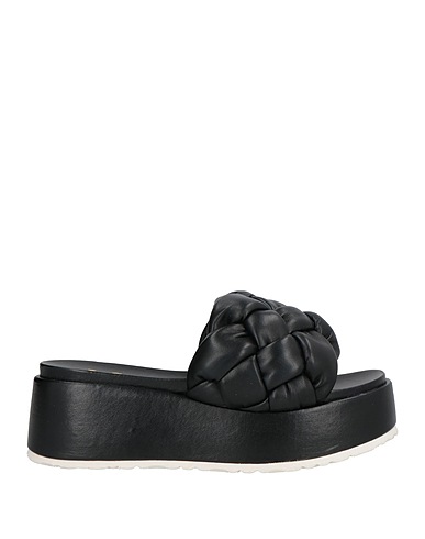 LE SOFIE Sandali Nero Fibre tessili