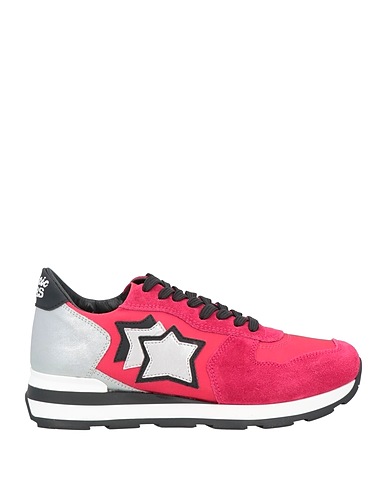 ATLANTIC STARS Sneakers Magenta Leather, Textile fibers