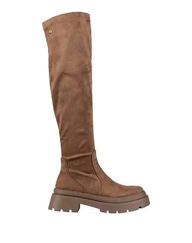 LAURA BIAGIOTTI Boots Military green Textile fibres