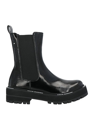 LAURA BIAGIOTTI Ankle boot Black Textile fibres