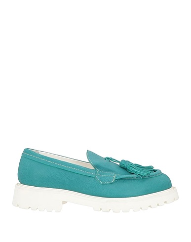 ATTIMONELLI'S Loafers Turquoise Soft Leather