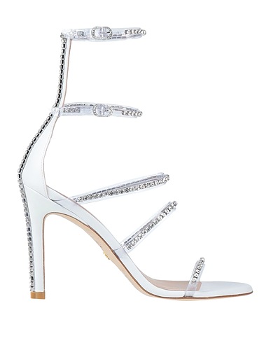 STUART WEITZMAN Sandals Transparent PVC - Polyvinyl chloride, Calfskin