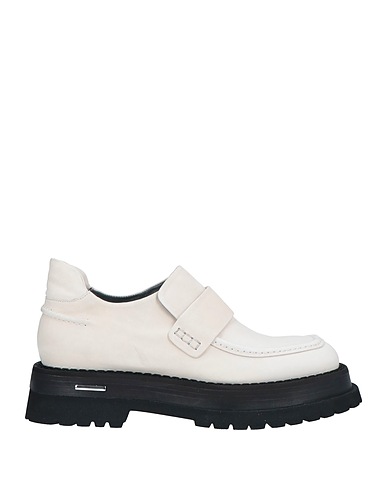 MALLONI Loafers Ivory Leather