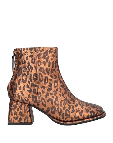 EMANUÉLLE VEE Ankle boot Bronze Soft Leather