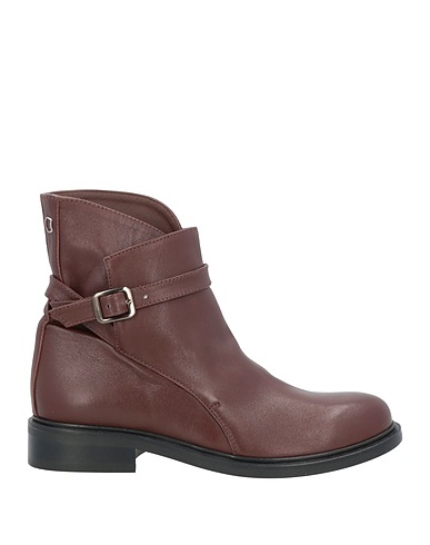 COLLECTION PRIVĒE? Ankle boot Dark brown Leather