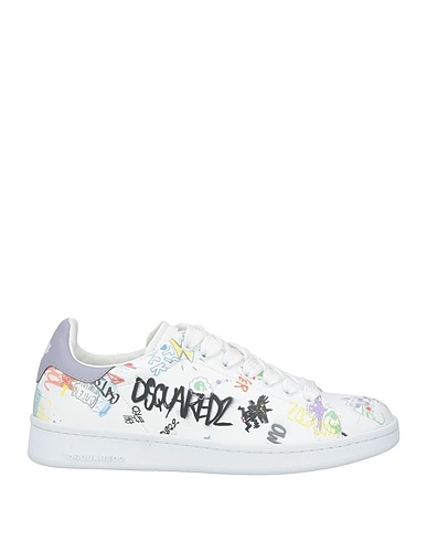 DSQUARED2 Sneakers White Soft Leather