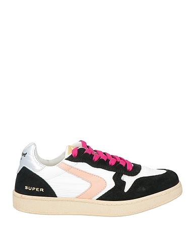 VALSPORT Sneakers Black Leather, Textile fibers