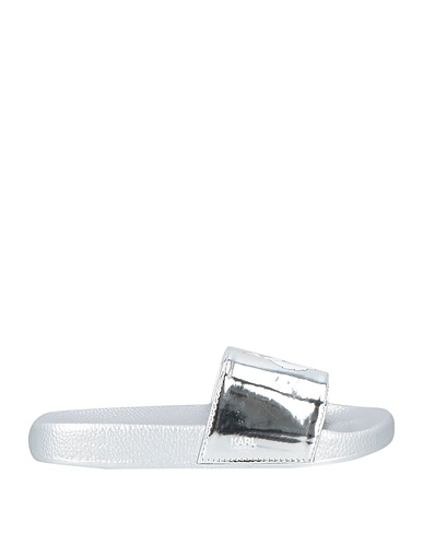 KARL LAGERFELD Beach sandals  Silver Textile fibres