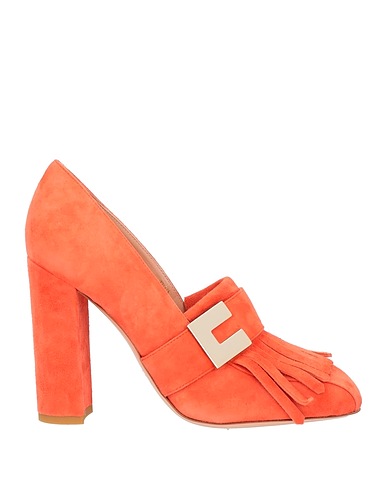 ELISABETTA FRANCHI Loafers Tomato red Leather
