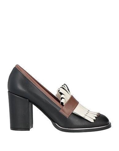 POLLINI Loafers Black Soft Leather