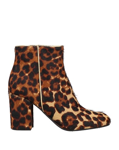 POLLINI Ankle boot Brown Leather
