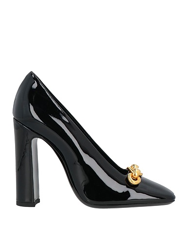 SAINT LAURENT Court Black Soft Leather