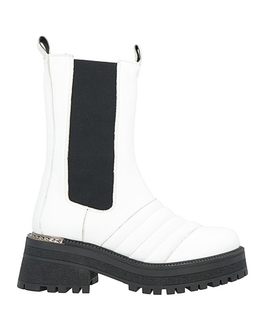 TSAKIRIS MALLAS Stiefelette Weiß Leder
