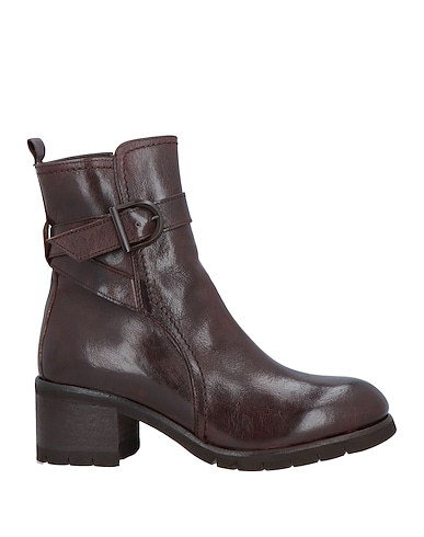 CALPIERRE Ankle boot Dark brown Kangaroo skin